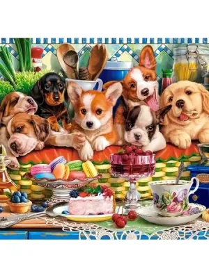 Castorland dėlionė Puppies Dessert 300 det.