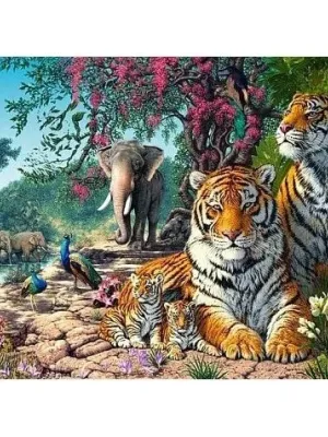 Castorland dėlionė Tiger Sanctuary  3000 det.