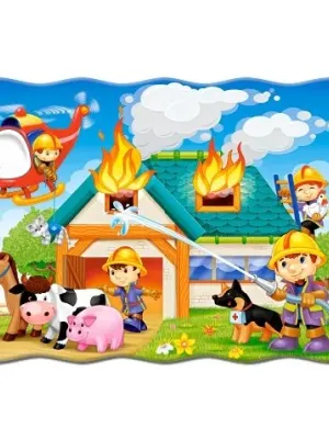 Castorland dėlionė  Fire Brigade In Action 30 det.