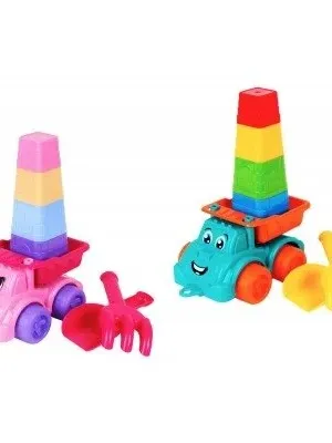 Technok smėlio rinkinys su savivartis 21 cm