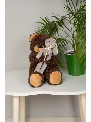 Fancy minkštas meškis su kiškiuku Čibo 27 cm