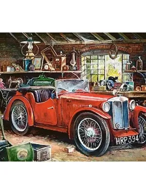 Castorland Dėllionė  Vintage Garage  1000 Det.