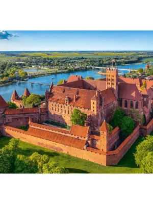 Castorland dėlionė View of The Marlborg  Castle, Poland 500 det