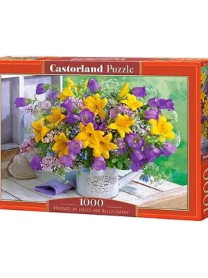 Castorland dėllionė BOUQUET OF LILIES AND BELLFLOWERS 1000 det.