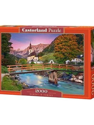 Castorland dėlionė Sunset in Ramsau 2000 det.