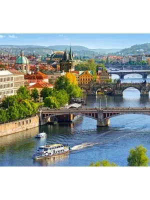 Castorland dėlionė View of Bridges in Prague 500 det