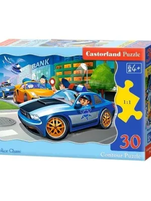 Castorland dėlionė Police Chase  30 det.