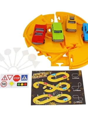 Technok automobilių trasa su mašinytėmis