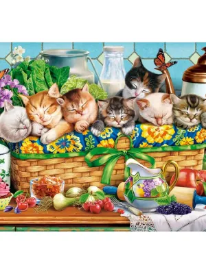 Castorland dėlionė Napping Kittens 1000 det.