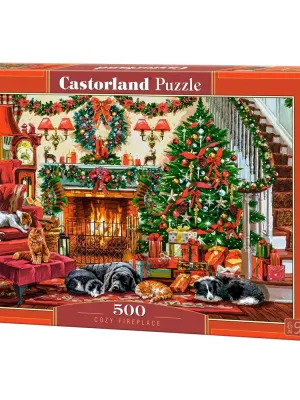 Castorland dėlionė Cozy Fireplace 500 det