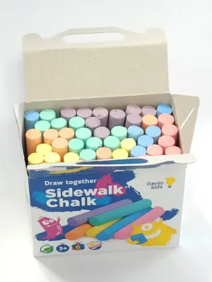 Genio Kids Spalvotos piešimo kreidelės 60 vnt