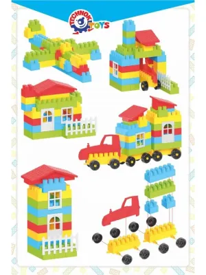 Technok konstruktorius 64 detalės