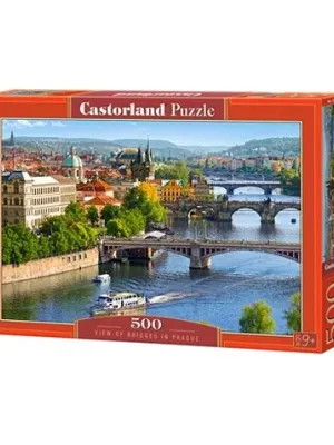 Castorland dėlionė View of Bridges in Prague 500 det