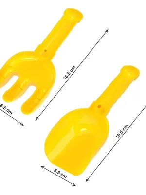 Technok smėlio žaislų rinkinys grėbliukas kastuvėlis 2 vnt.