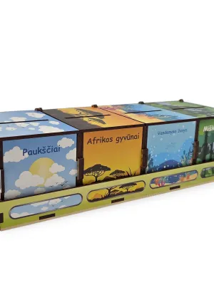 PuzzleOK rūšiuokliai Montessori Magiška gamta 40 el