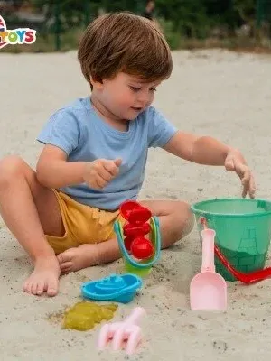 Technok Smėlio žaislų rinkinys, 6 priedai