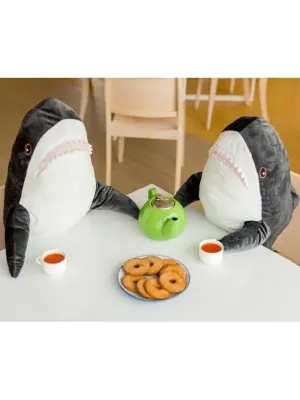 Fancy minkštas žaislas ryklys pilkas 98 cm