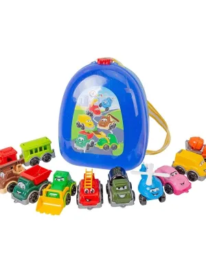 Technok mini mašinėlių rinkinys kuprinėje