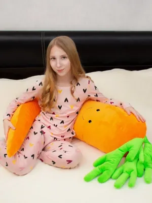 Fancy minkštas žaislas pagalvė Morka 188 cm