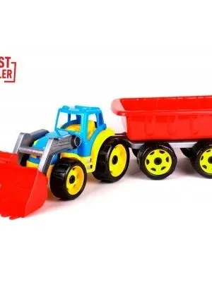 Technok traktorius su priekaba 60 cm