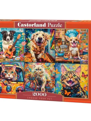 Castorland dėlionė Choose Your Pet  2000 det.