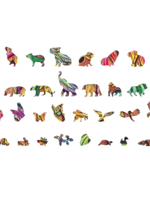 Medinė dėlionė Kapibara 100 detalių