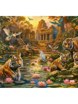 Castorland dėlionė  Tigers Paradise 1000 det.