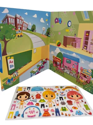 Lipdukų rinkinys Aprenk herojus