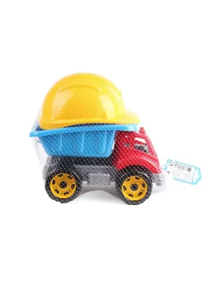 Technok statybininko rinkinys mašina su šalmu