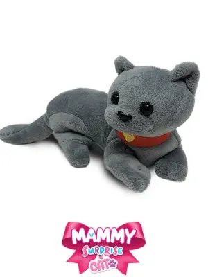 #Sbabam  pliušinė katytė su kačiuku