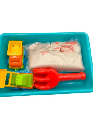 Genio kids rinkinys išmanusis smėlis su smėliadėže Big Construction 1 kg