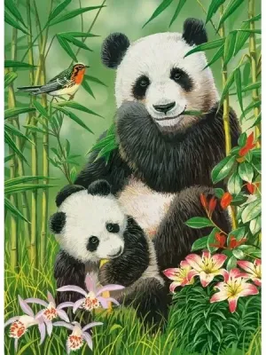 Castorland dėlionė Panda Brunch 300 det.