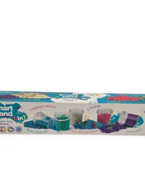 Genio kids išmanusis smėlis rinkinys 5 spalvos, 750 g