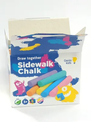 Genio Kids Spalvotos piešimo kreidelės 60 vnt