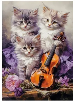 Castorland dėlionė Musical Kittens 260 det.