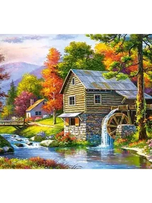 Castorland dėlionė Old Sutters Mill  500 det.