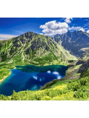 Castorland dėlionė Czarny Staw Gąsienicowy Tatras Poland 500 det