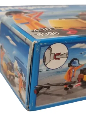 PLAYMOBIL City Action Lėktuvo vilkikas su sausumos įgula (pažeista pakuotė)