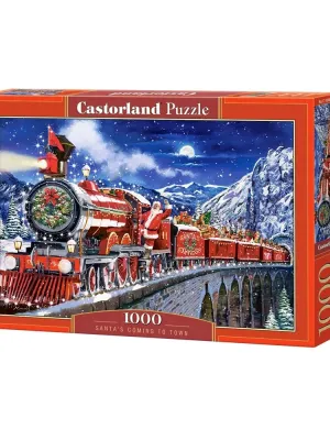 Castorland dėlionė Santas Coming to Town 1000 det.