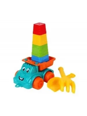 Technok smėlio rinkinys su savivartis 21 cm