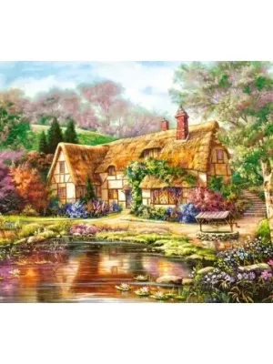 Castorland dėlionė   Twilight At Woodgreen Pond 3000 det.