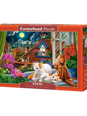 Castorland dėlionė Kittens on the Roof 1500 det.