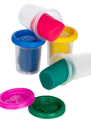 Genio Kids natūralus plastilinas - modelinas  4 šviečiančios tamsoje spalvos po 50 g