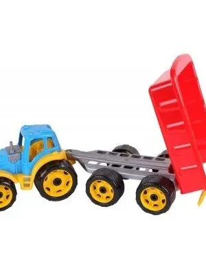 Technok traktorius su priekaba 54 cm