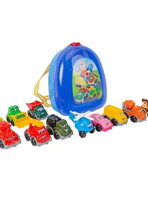 Technok mini mašinėlių rinkinys kuprinėje