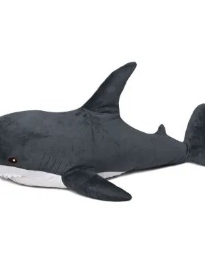 Fancy minkštas žaislas ryklys pilkas 98 cm