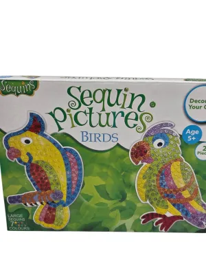 Sequins kūrybos rinkinys su blizgučiais