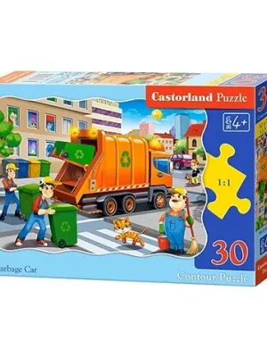 Castorland dėlionės Garbage Car 30 det.