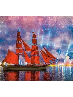 Castorland Dėllionė Red Frigate 1000 Det