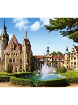 Castorland dėlionė MOSZNA CASTLE, POLAND 1500 det.